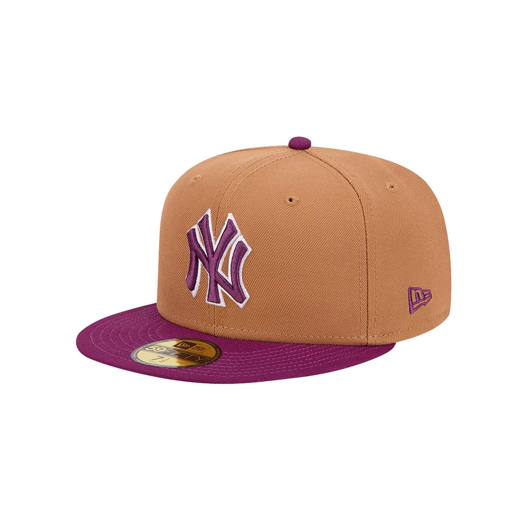 Men's New Era Brown/Purple Boston Red Sox Two-Tone Color Pack 59FIFTY Fitted Hat,  Product Image