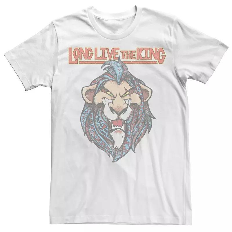 Disneys The Lion King Geometric Scar Long Live The King Mens Tee Product Image