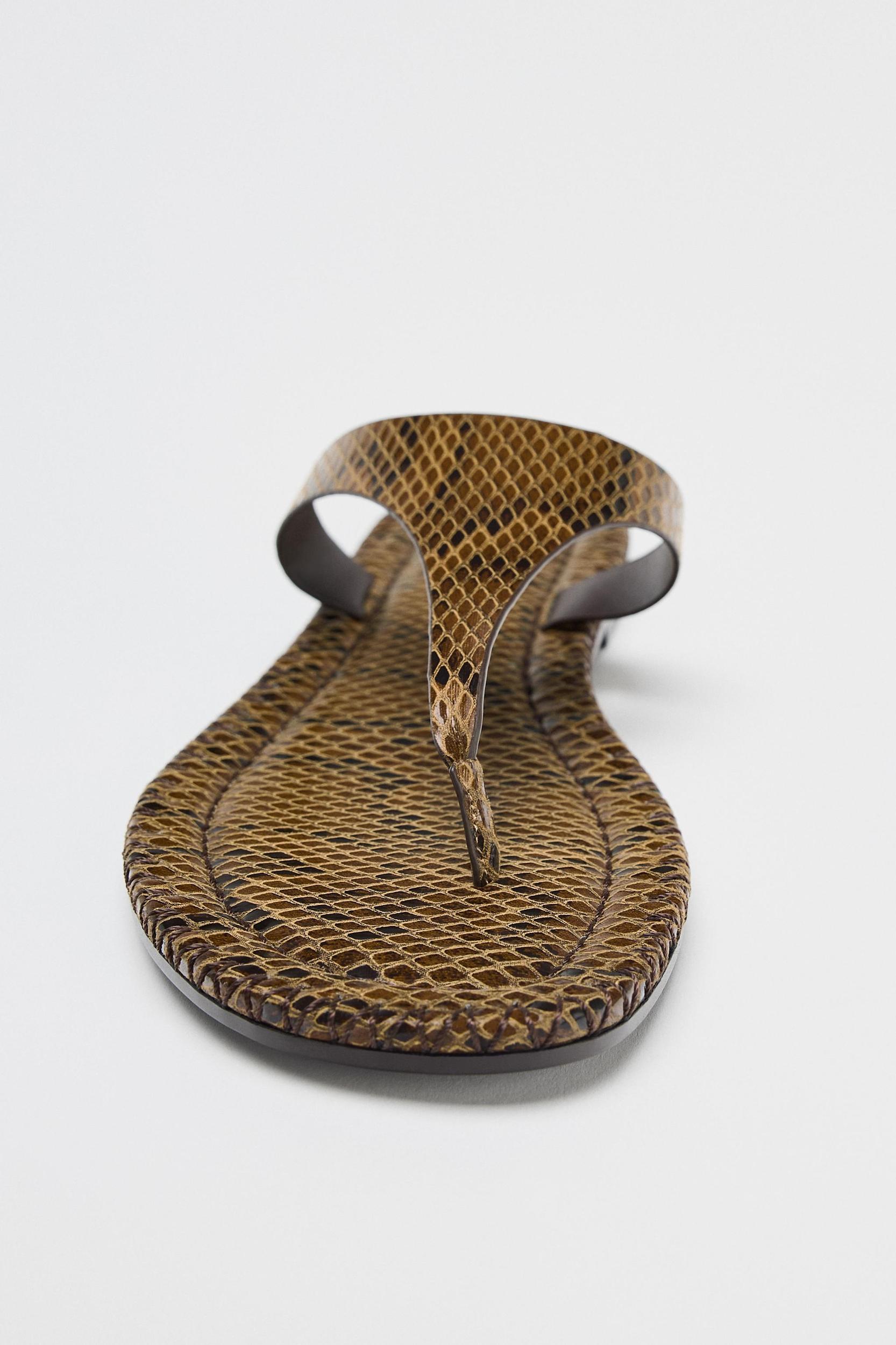 ANIMAL PRINT SANDALS Product Image