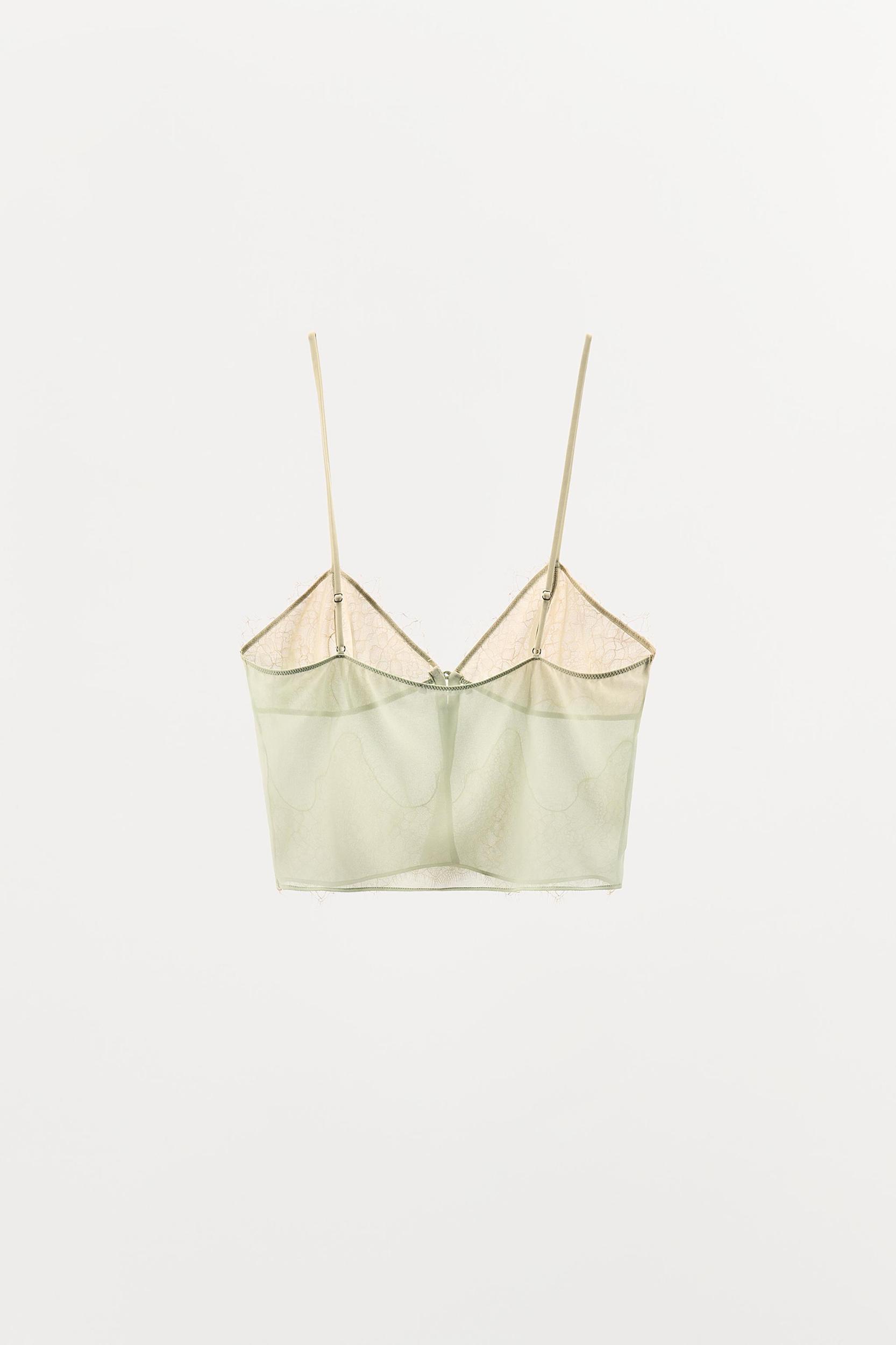 LACE STRAP CAMISOLE TOP Product Image