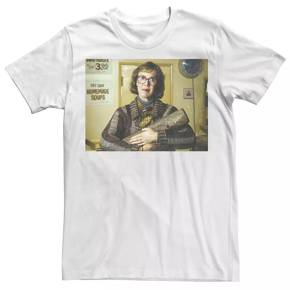 Men's Twin Peaks Log Lady Retro Portrait Tee,  Product Image