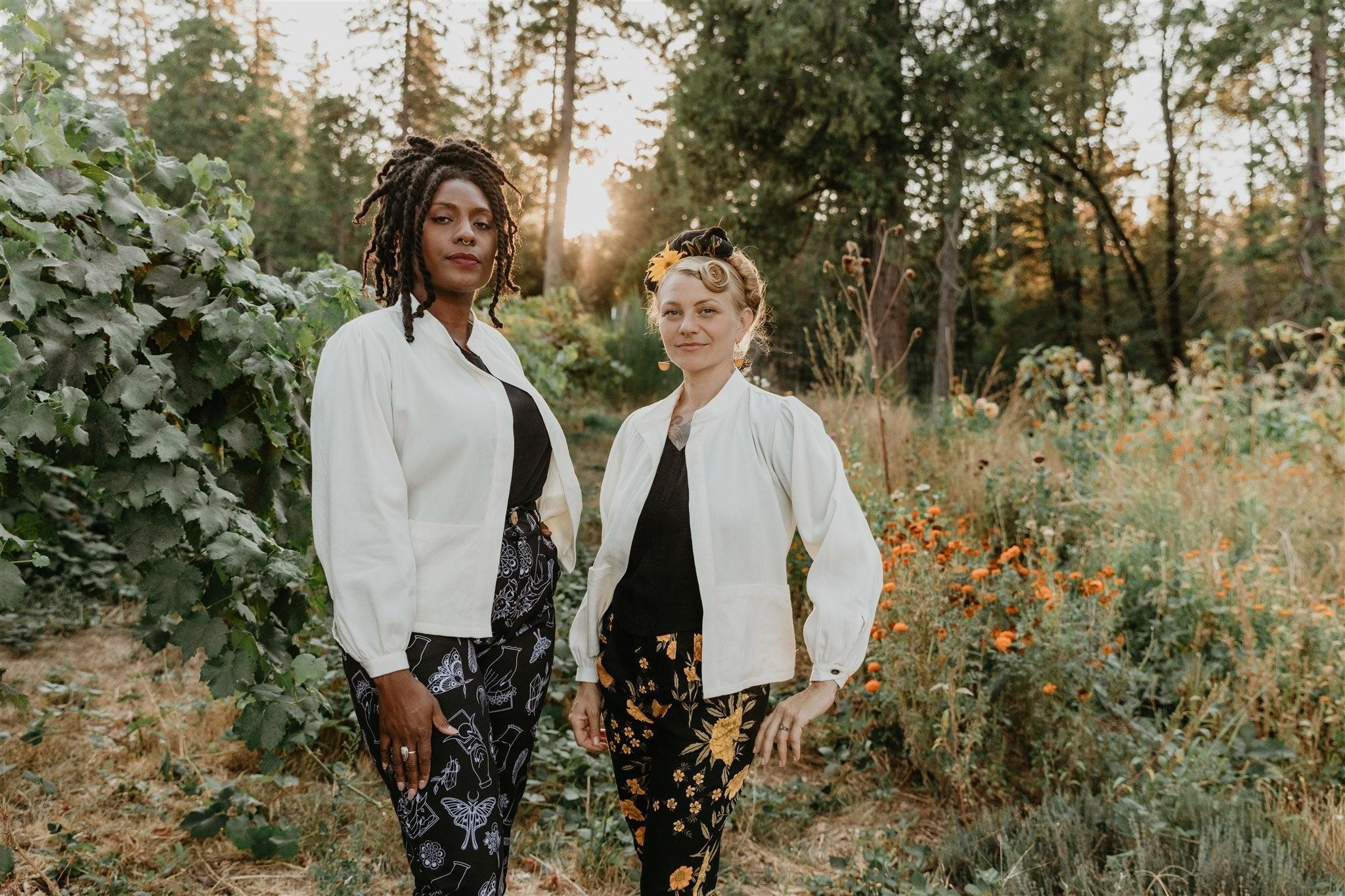 Jane Jacket in Textured White Product Image