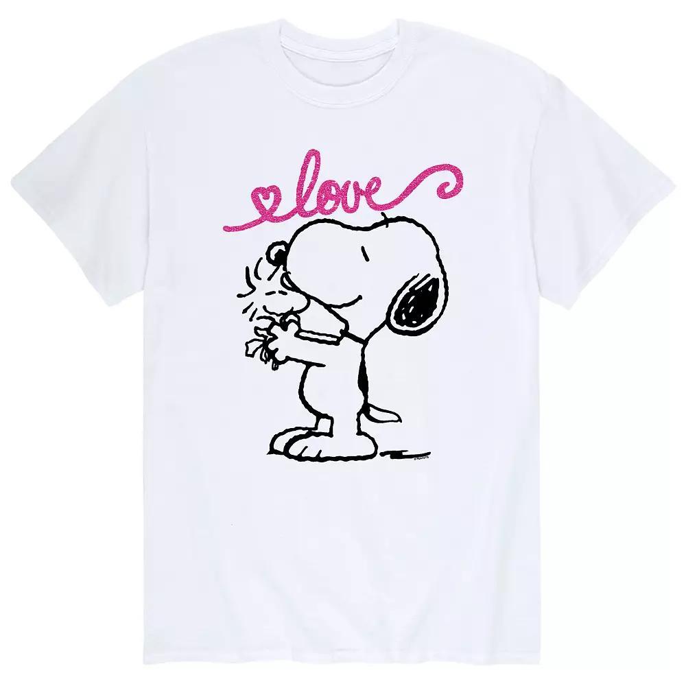 Men's Peanuts Valentine's Day Snoopy Love Tee,  Product Image