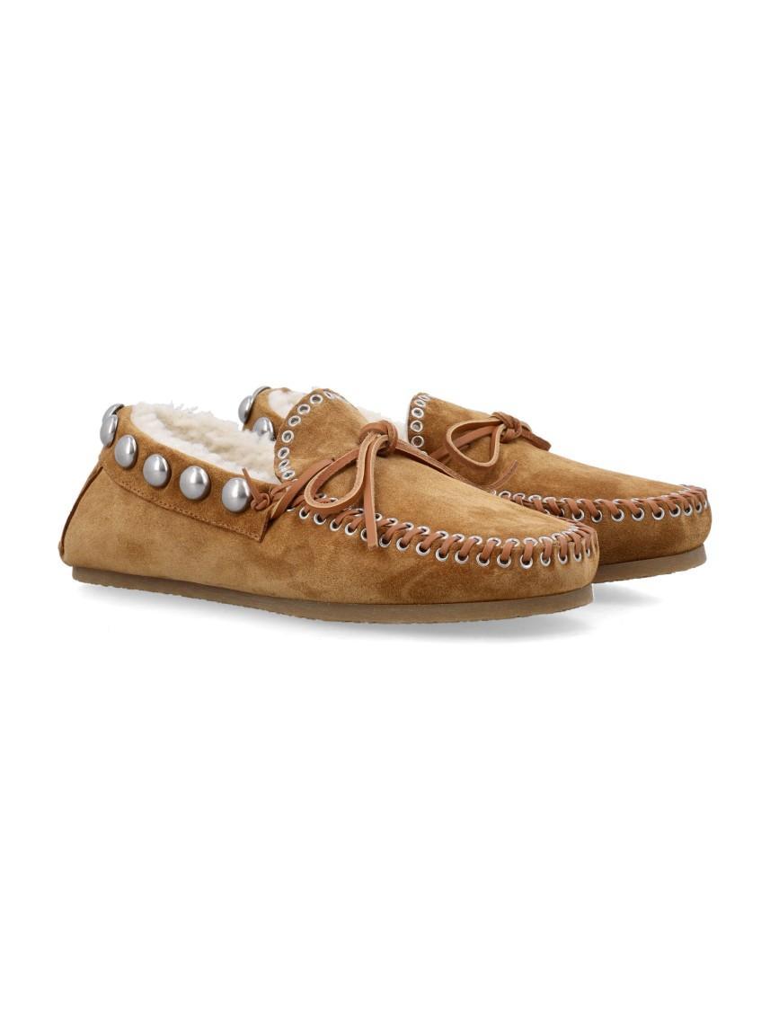 Fitza Shearling Loafer In Brown Product Image