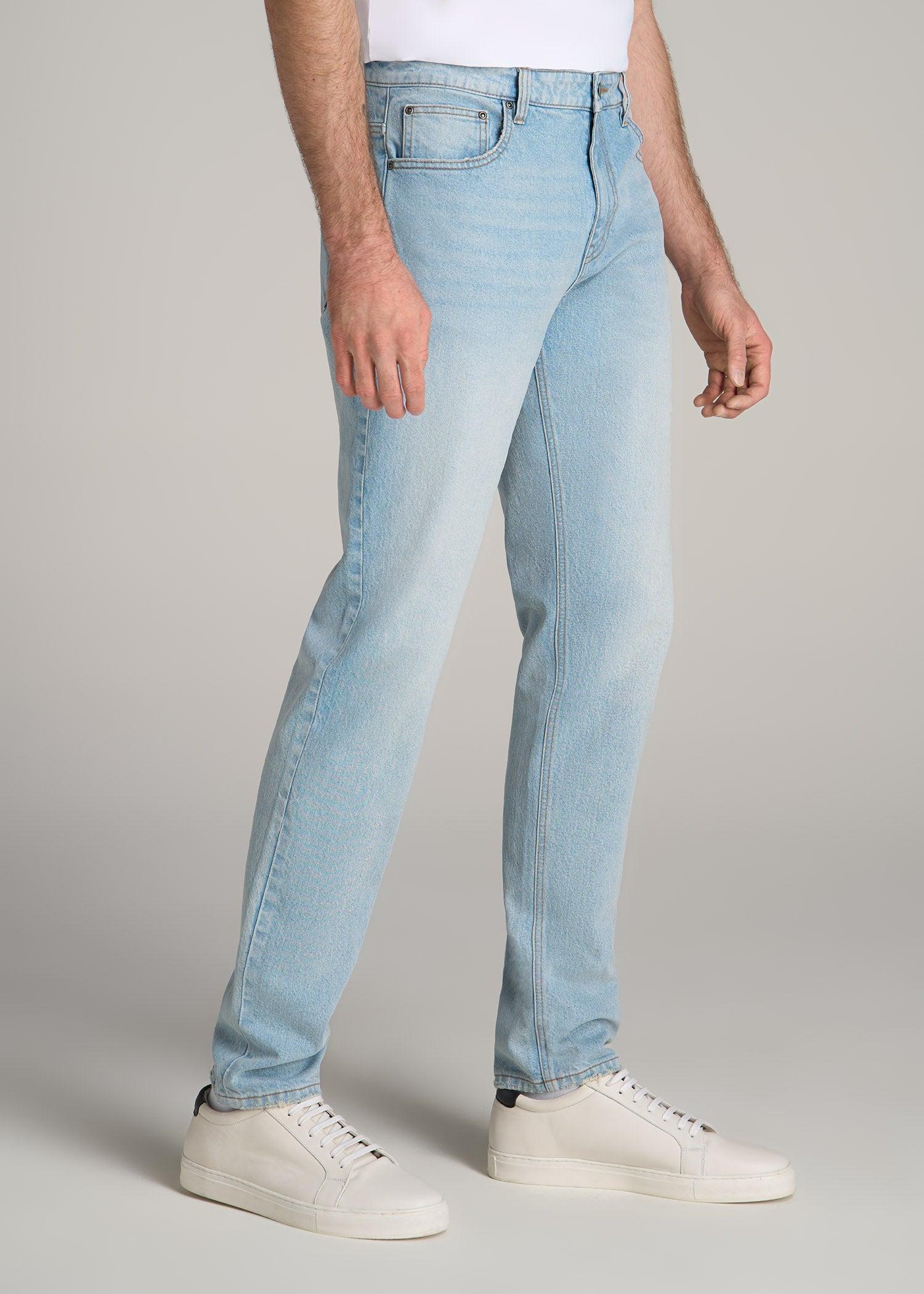 Milo RELAXED TAPERED FIT Jeans for Tall Men in Salt Lake Wash Male Product Image