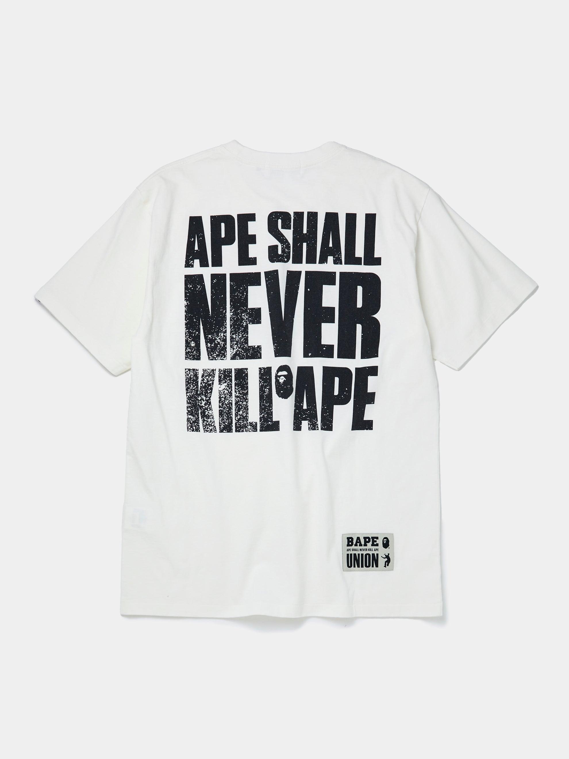 BAPE x UNION Sta T-Shirt (White) Product Image