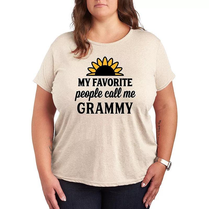 Plus Favorite People Grammy Graphic Tee, Women's,  Product Image