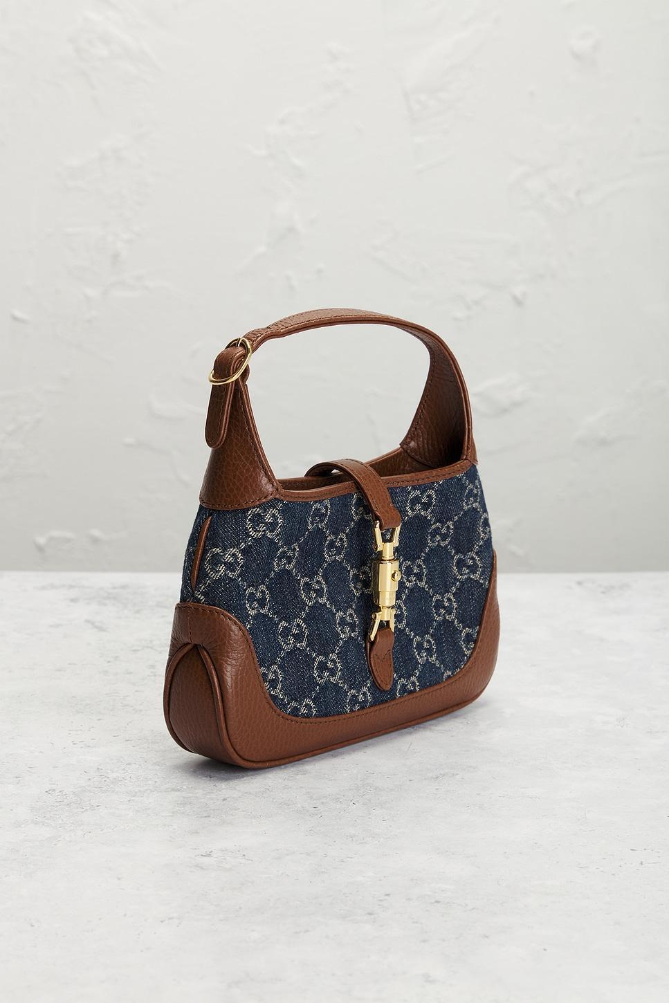 Gucci Denim Jackie 1961 Hobo Bag FWRD Renew Product Image