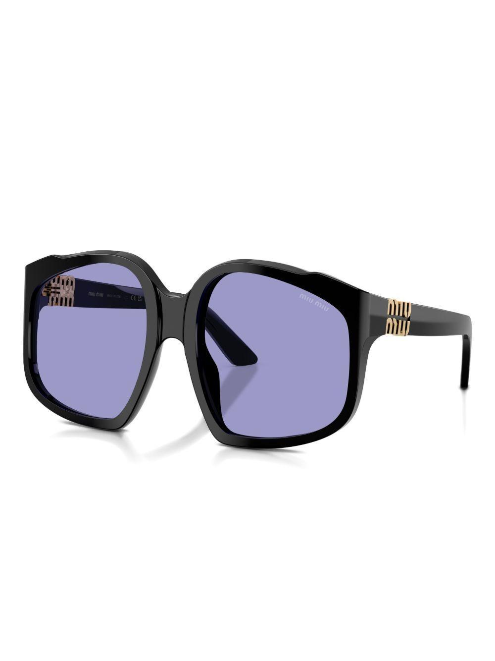oversized-frame sunglasses Product Image