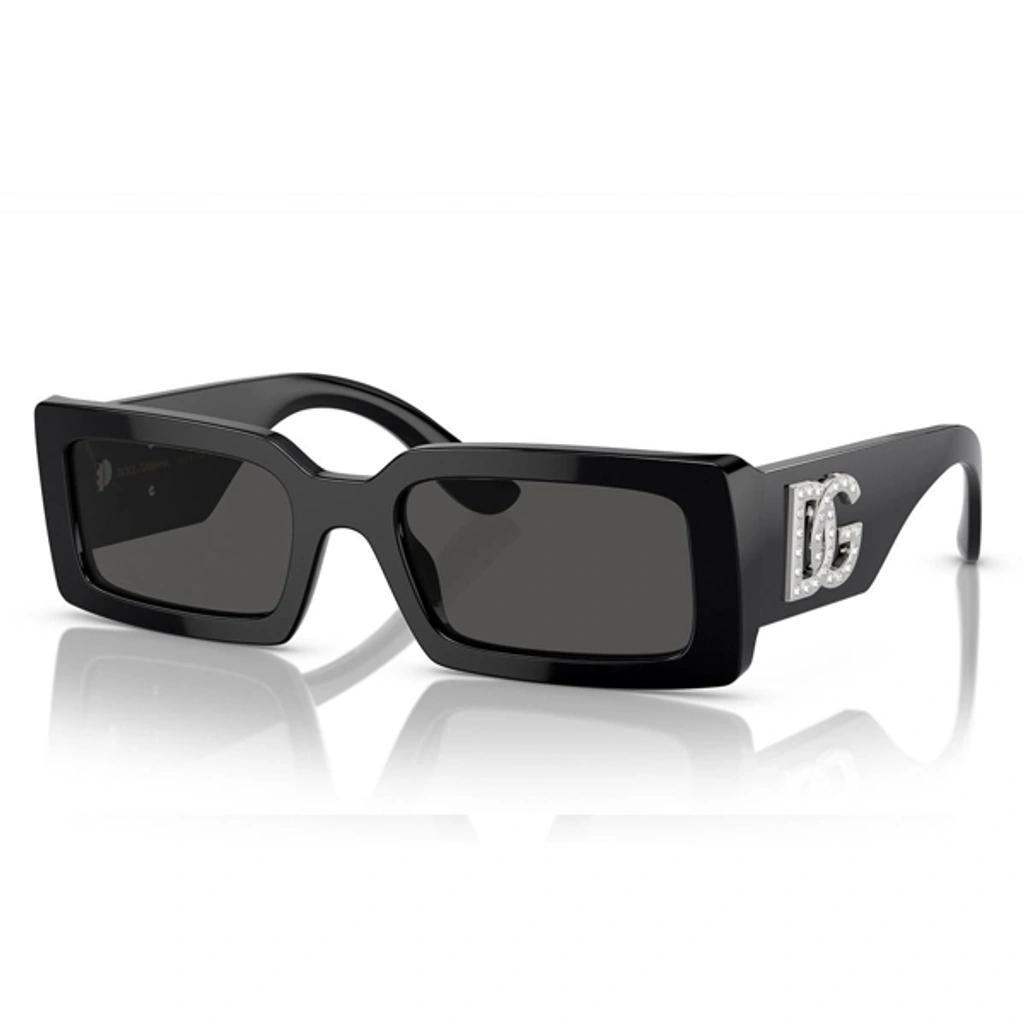 DOLCE & GABBANA Rectangle-frame Sunglasses In Black Product Image