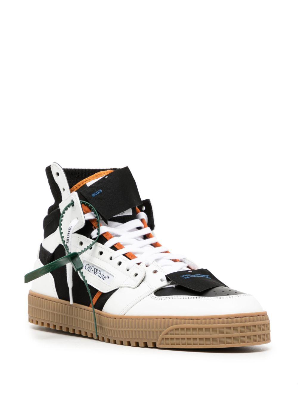 OFF-WHITE 3.0 Off Court Calf Leather Black White In White/black Product Image