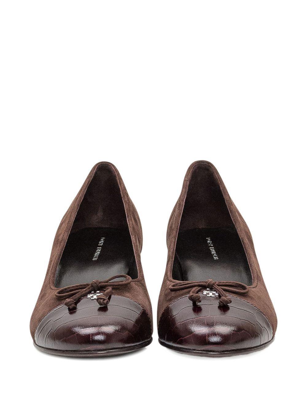 45mm suede heeled pumps Product Image