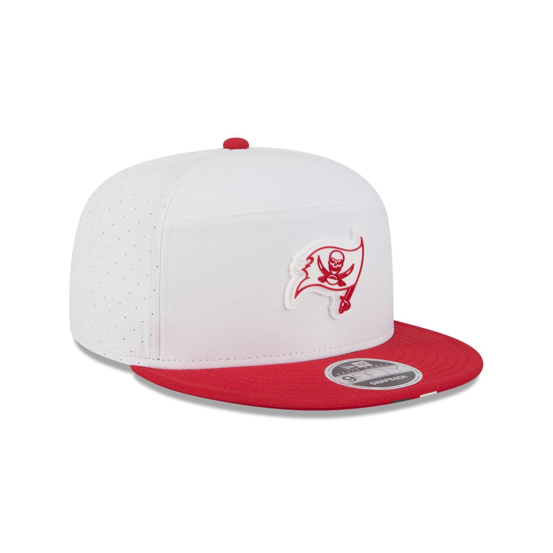 Tampa Bay Buccaneers 2025 Training Split Panel 9FIFTY Snapback Hat Male Product Image