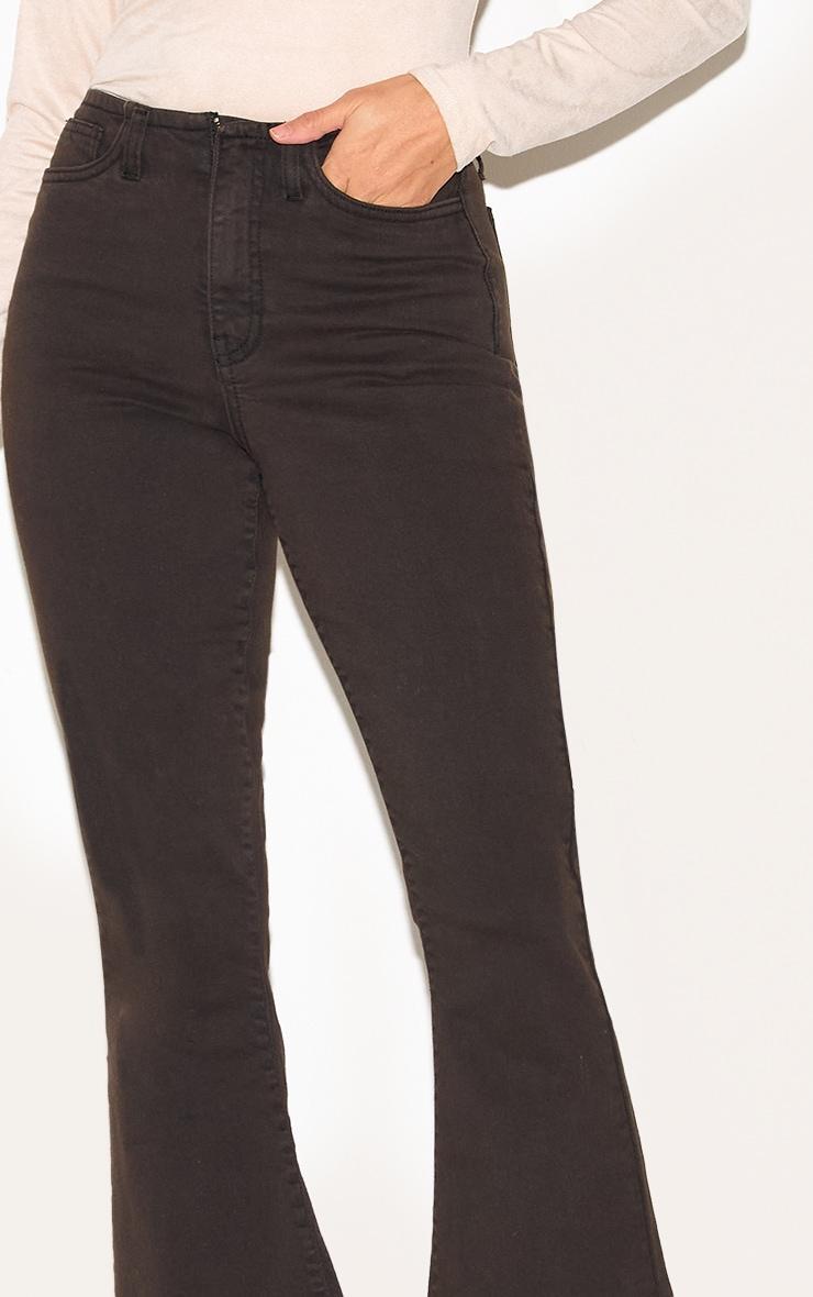  Dark Chocolate Low Rise Invisible Waistband Stretch Flares Product Image