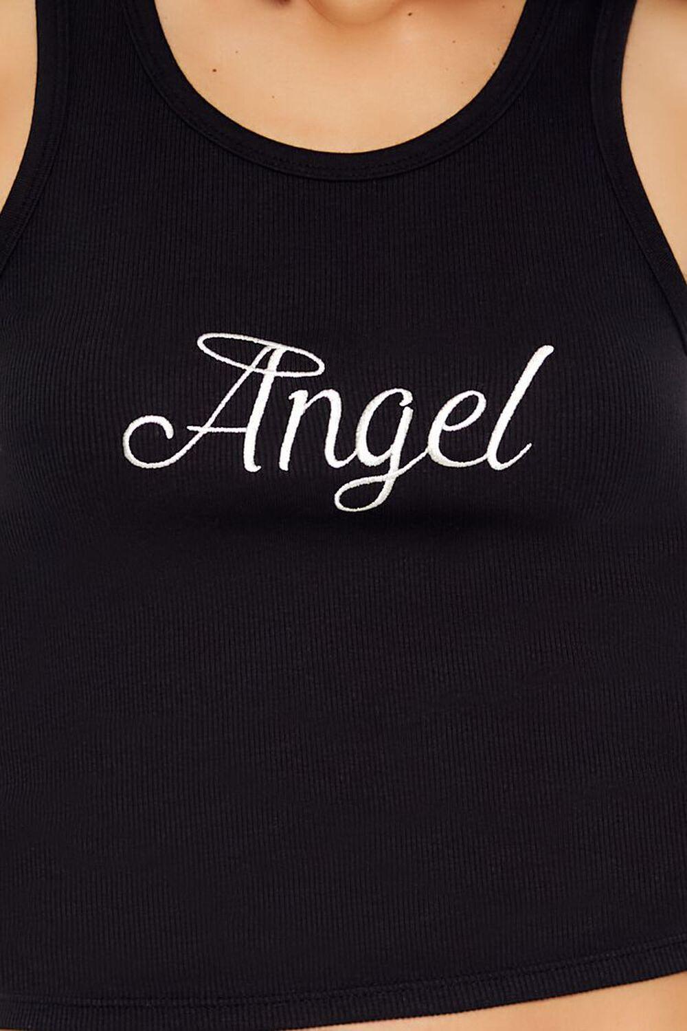 Angel Devil Cropped Tank Top | Forever 21 Product Image