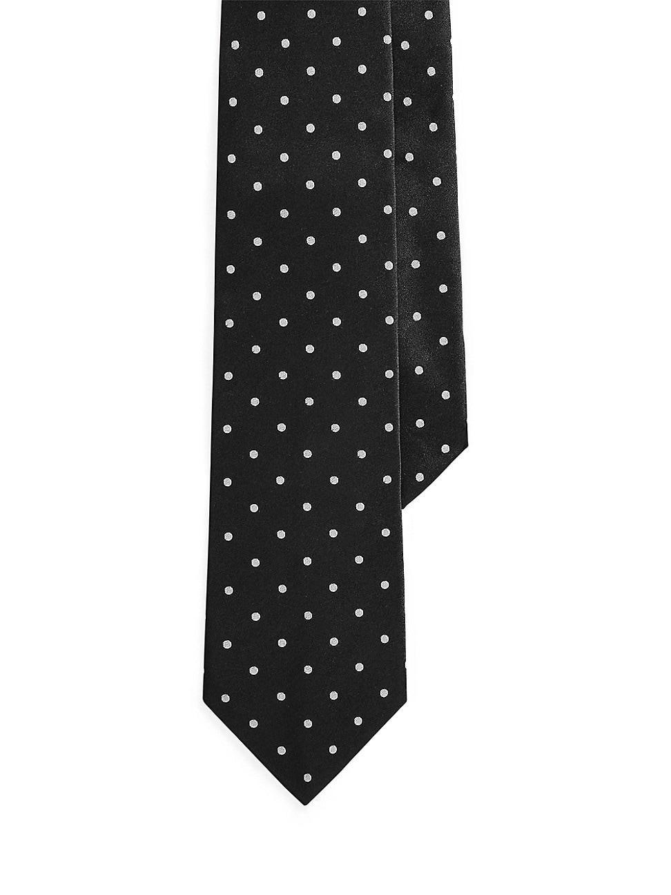 Men's Dotted Satin Tie Product Image