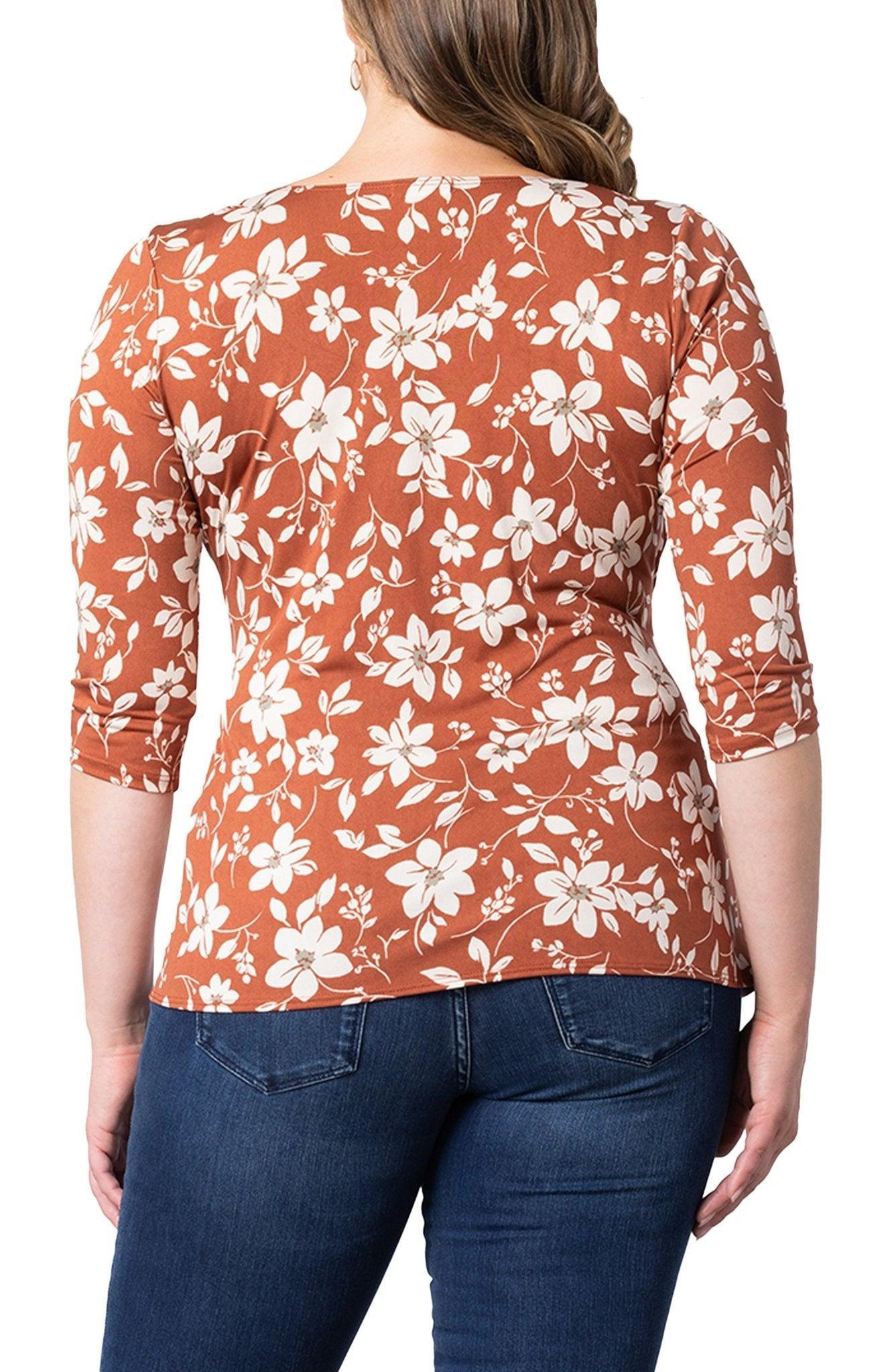 Femme Fatale Faux Wrap Top - Plus Product Image