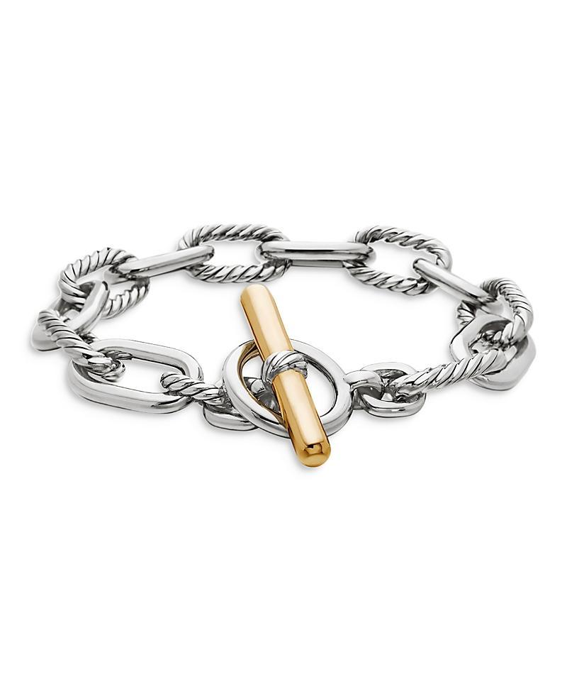 11mm DY Madison Toggle Chain Bracelet in Silver Product Image