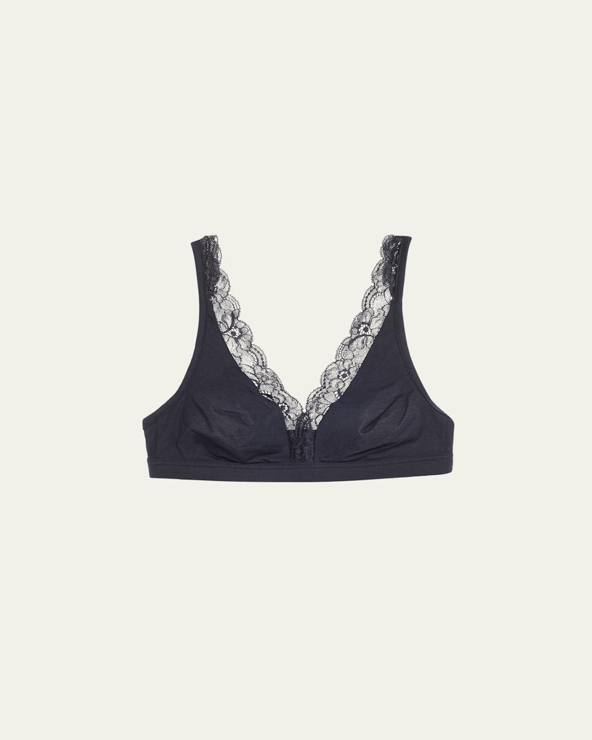 Cotton Lace Wire-Free Soft Cup Bra Product Image