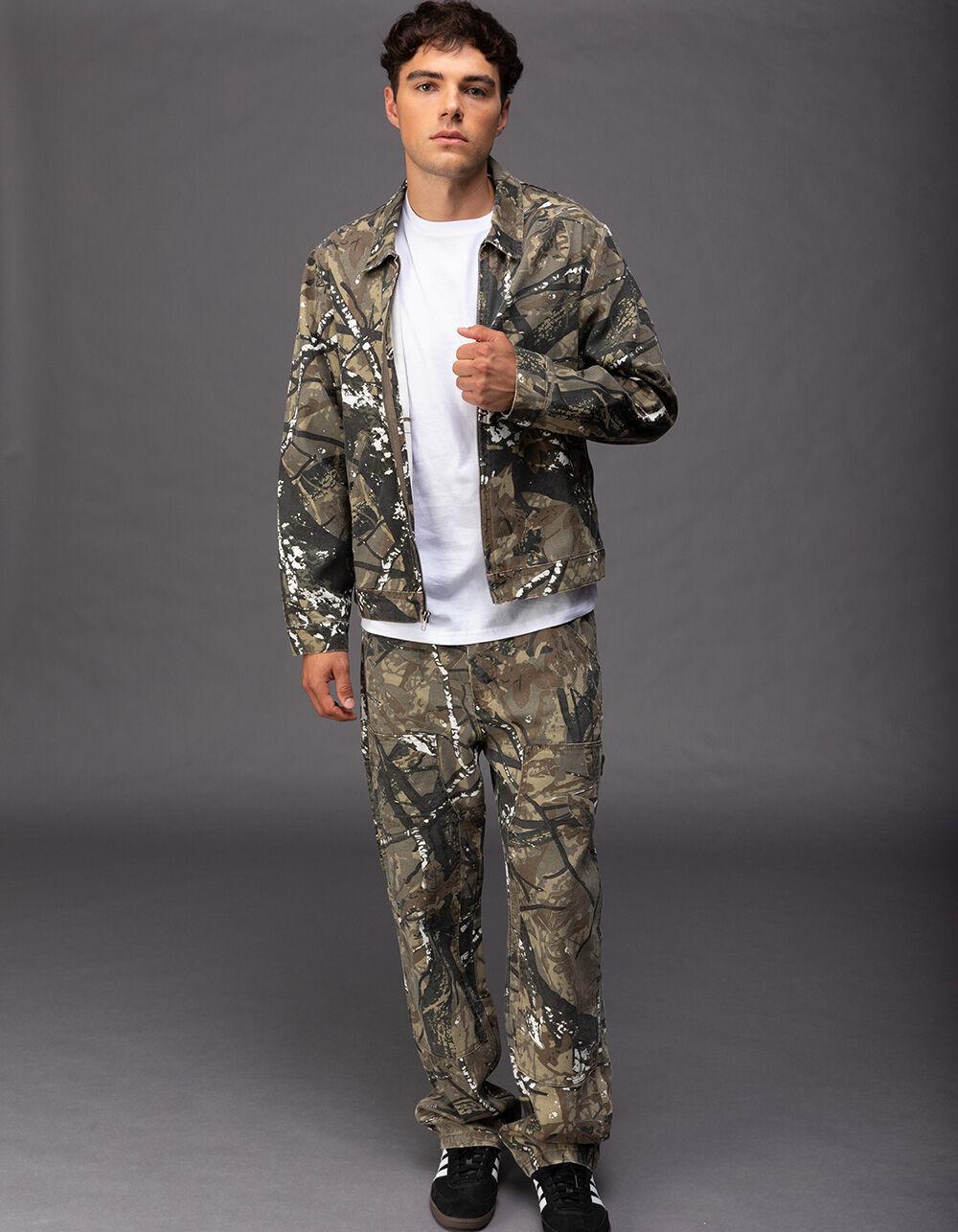 RSQ Mens Camo Canvas Workwear Jacket - CAMO Product Image