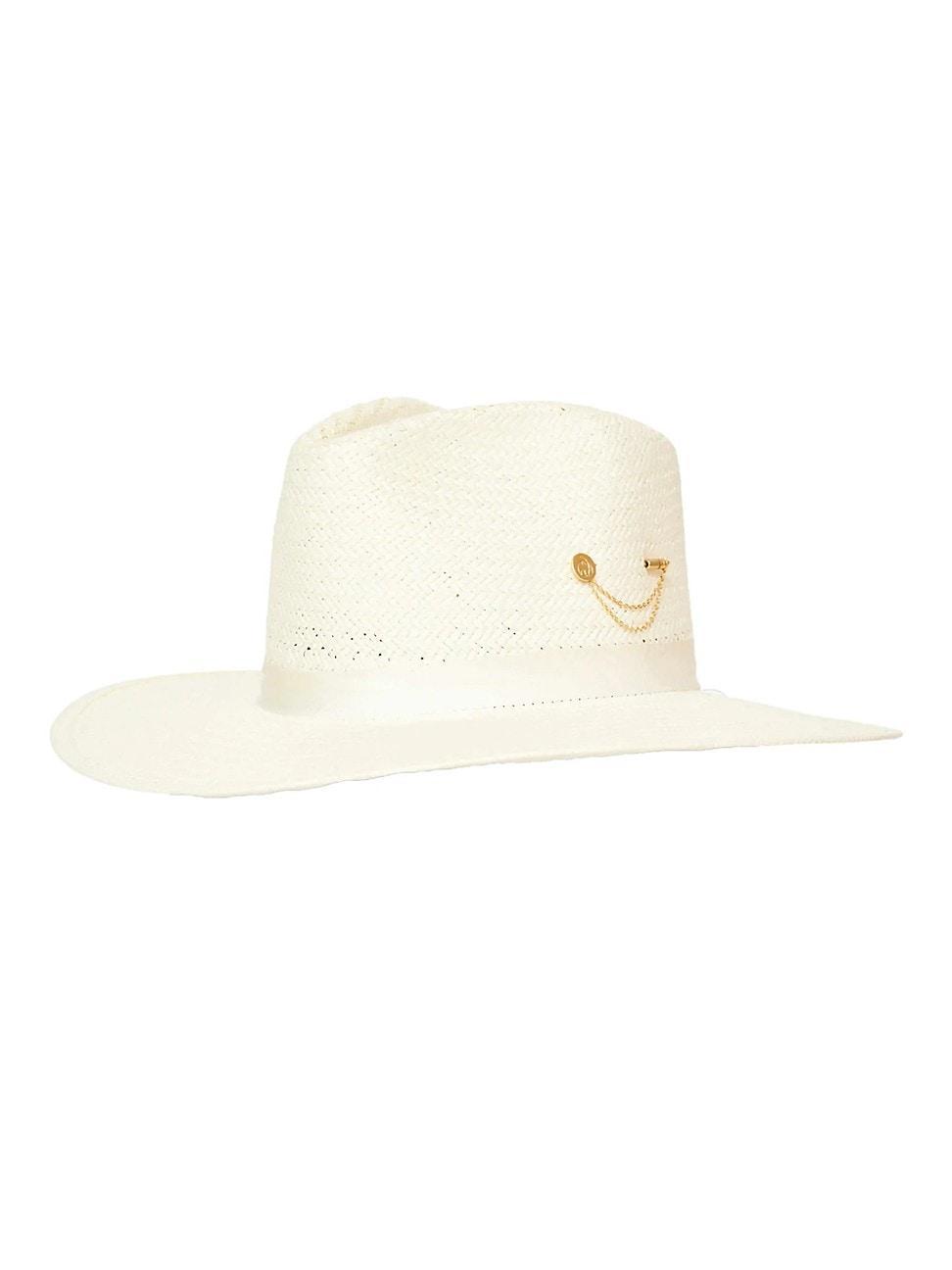 Womens Wanderer Packable Straw Fedora Product Image