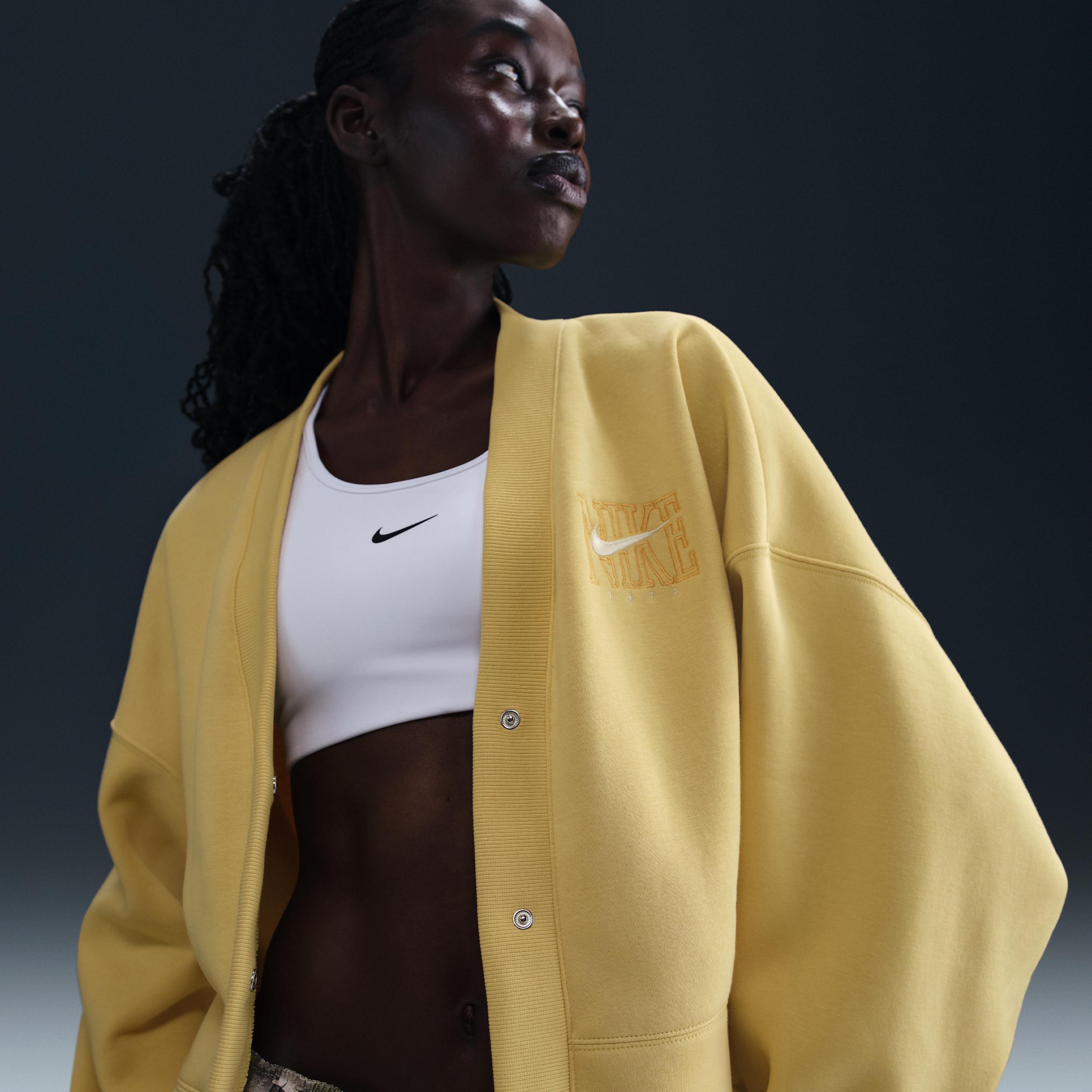 Women's Nike Sportswear Phoenix Fleece Over-Oversized Graphic Cardigan Product Image