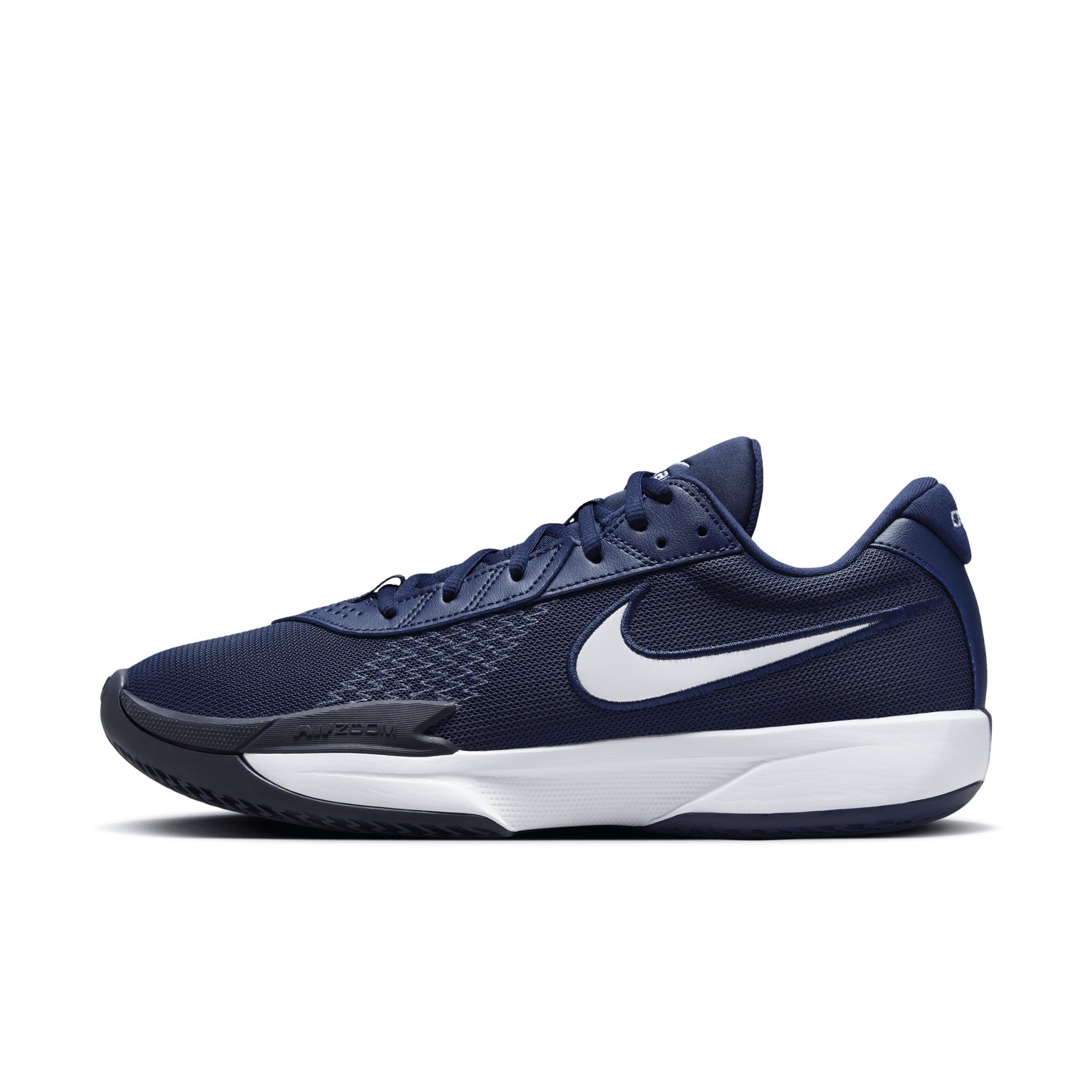 Nike Mens Air Zoom G.T. Cut Academy TB - Basketball Shoes Dark Obsidian/White/College Navy Product Image