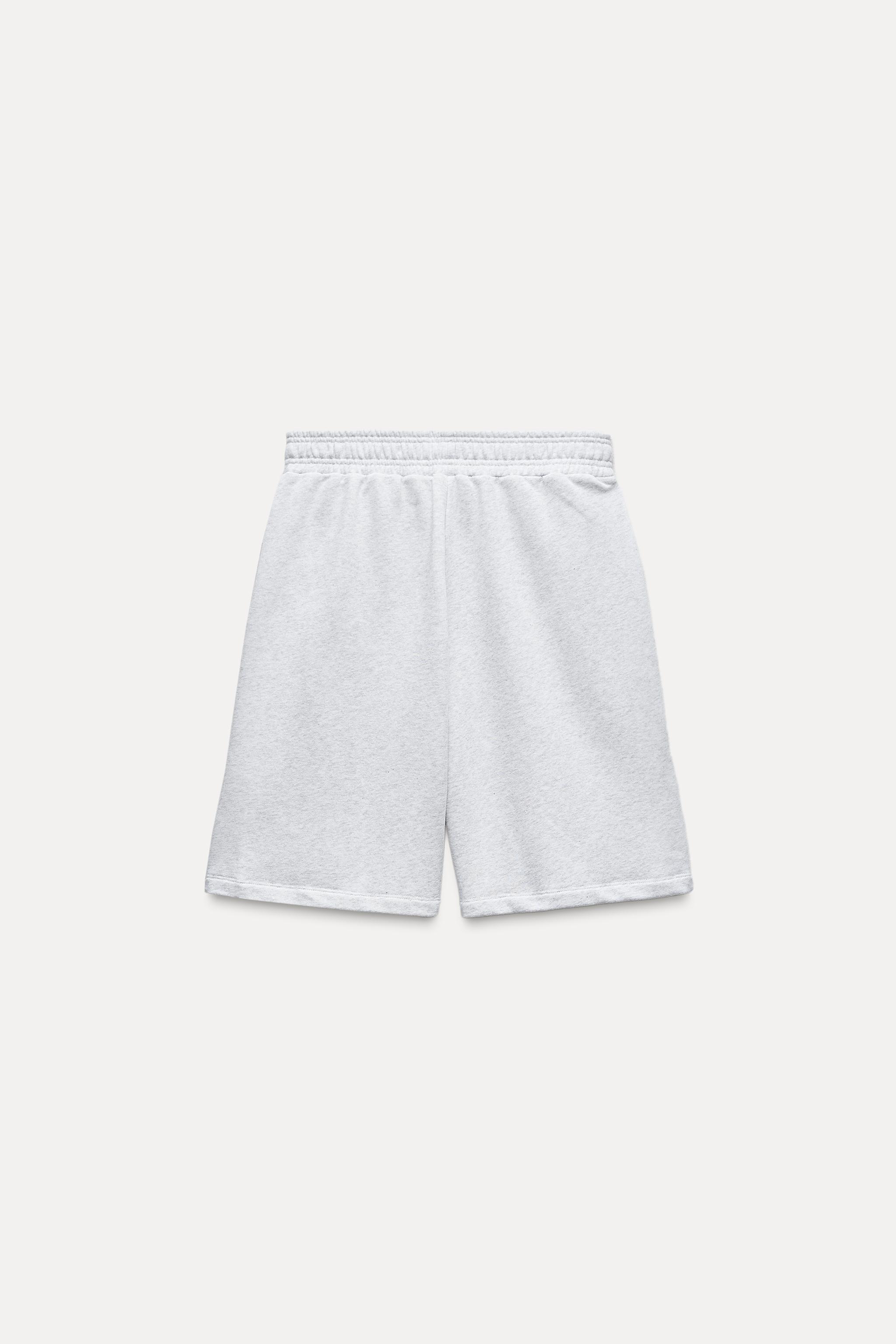 PLUSH SHORTS WITH TEXT Product Image