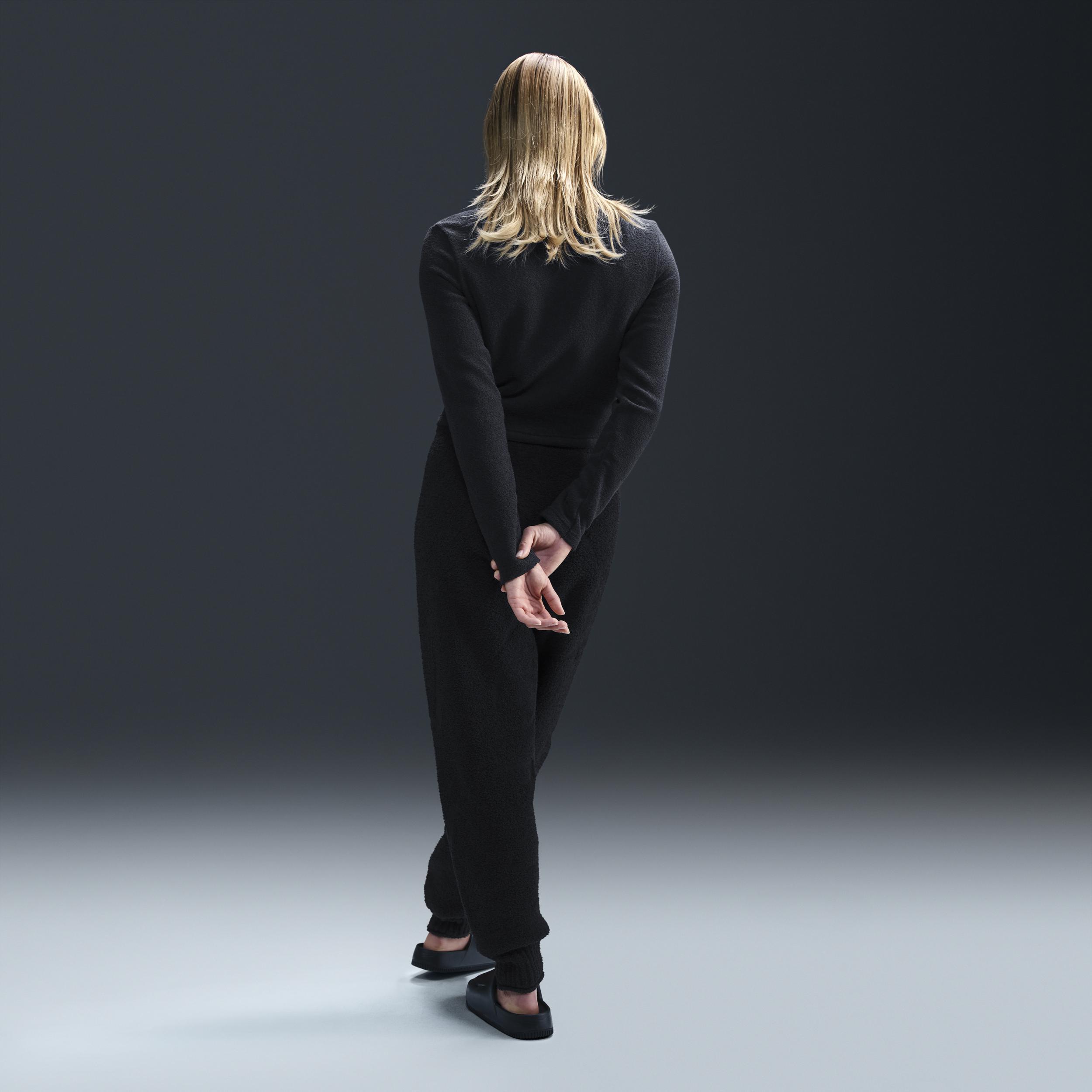 Womens Nike Sportswear Phoenix Cozy Boucl High-Waisted Oversized Knit Pants | FZ1703-010 Product Image