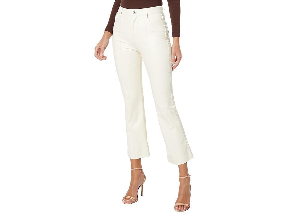 7 For All Mankind High-Waisted Slim Kick in Cream (Cream) Women's Jeans Product Image