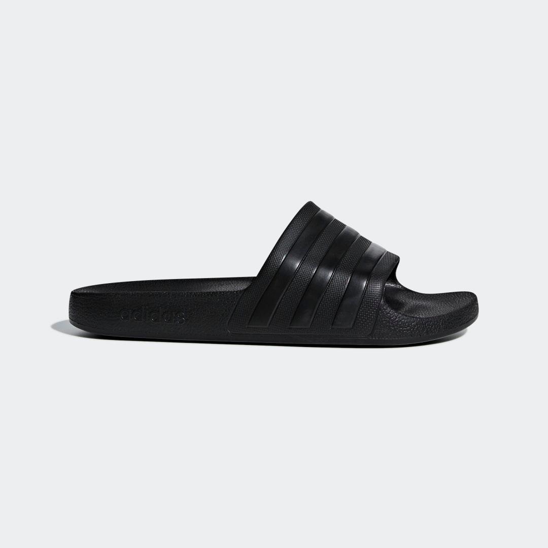 adidas Adilette Men's Aqua Slide Sandals, Size: 11, Off White White Product Image