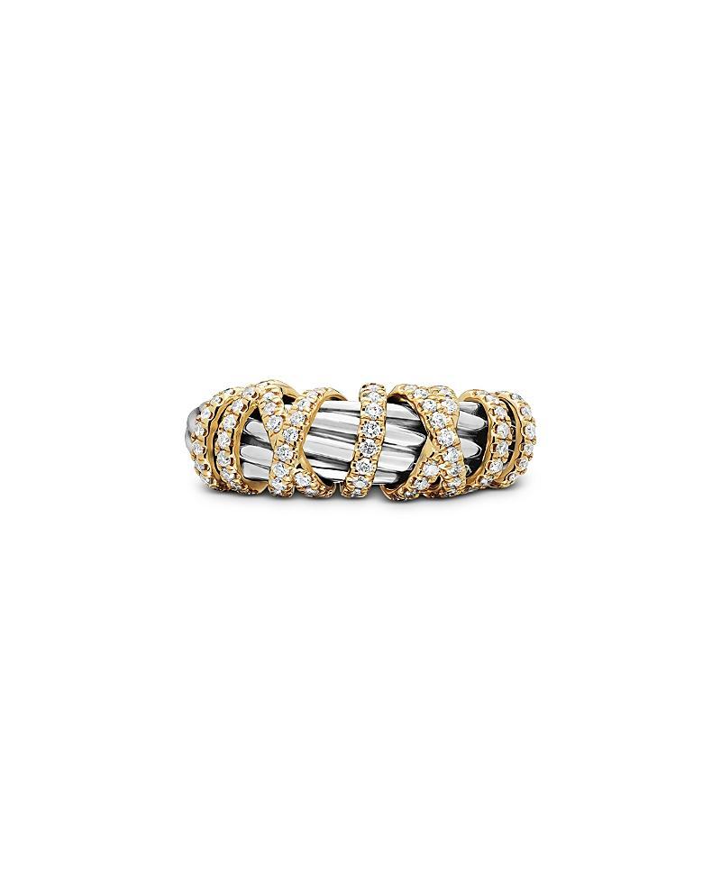 Womens Helena Ring with Diamonds and 18K Gold Product Image