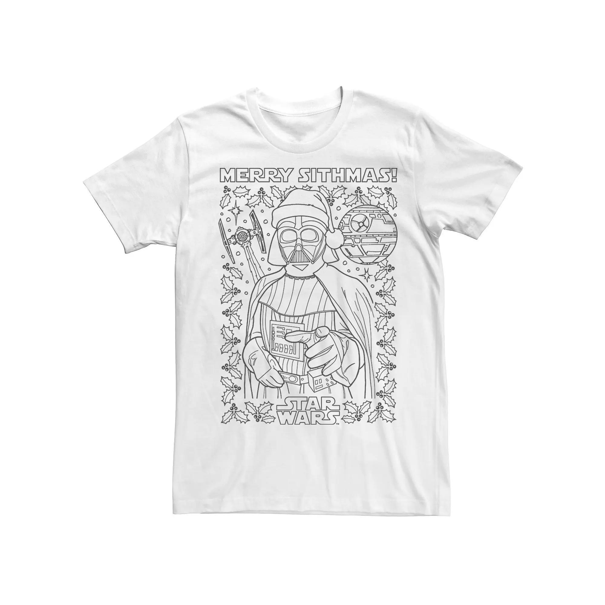 Men's Star Wars Darth Vader Merry Sithmas Christmas Tee,  Product Image