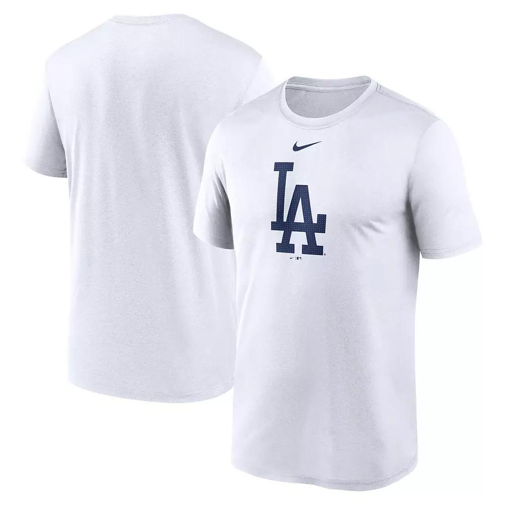 Men's Nike White Los Angeles Dodgers Legend Fuse Large Logo Performance T-Shirt,  Product Image