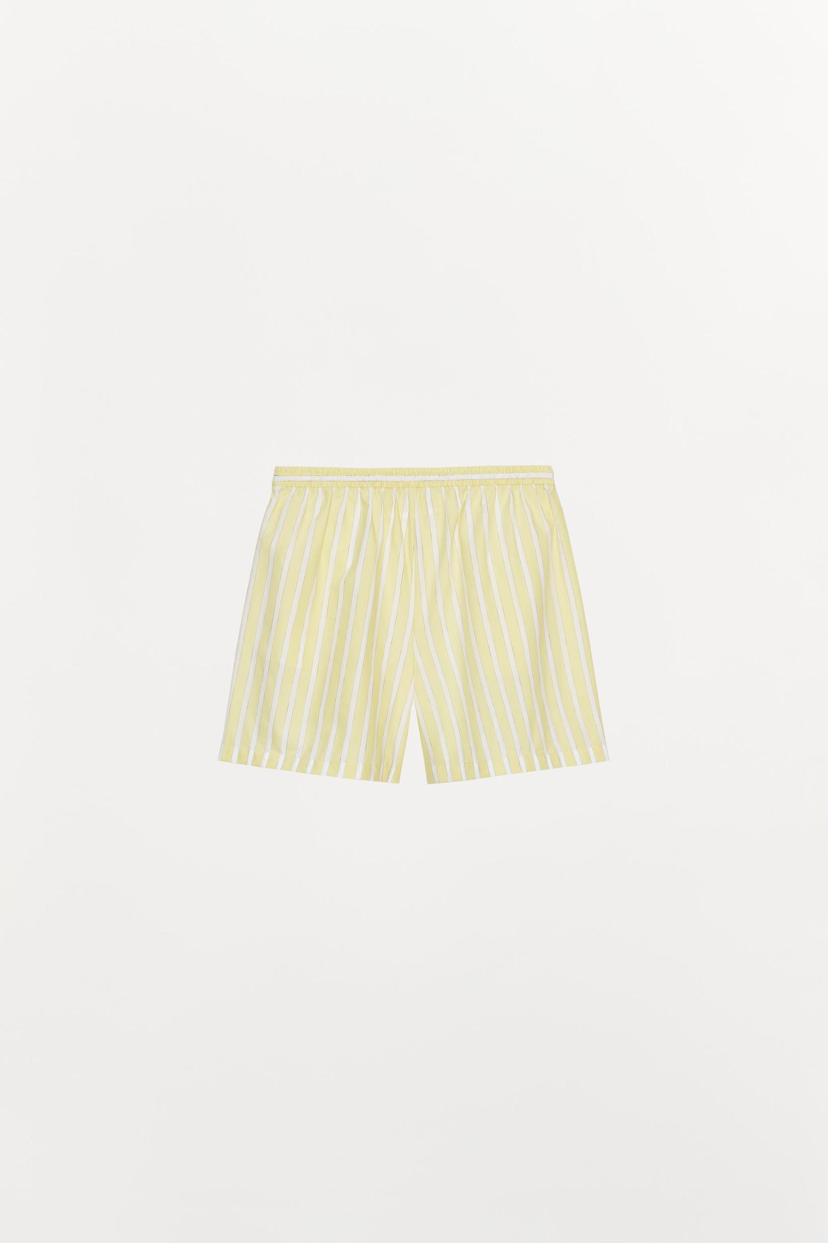 STRIPED PAJAMA SHORTS Product Image