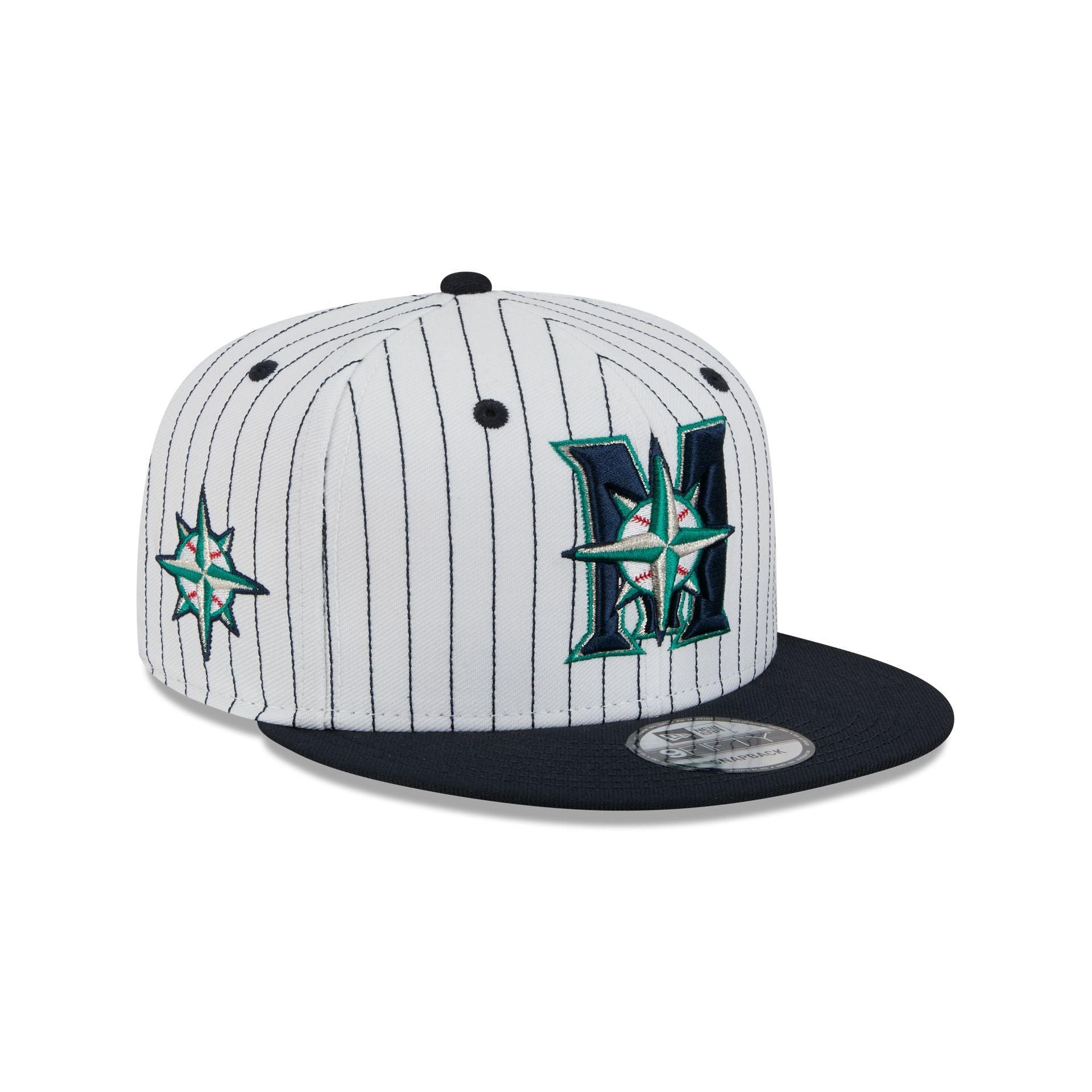 Seattle Mariners Deceptor Pinstripe 9FIFTY Snapback Hat Male Product Image