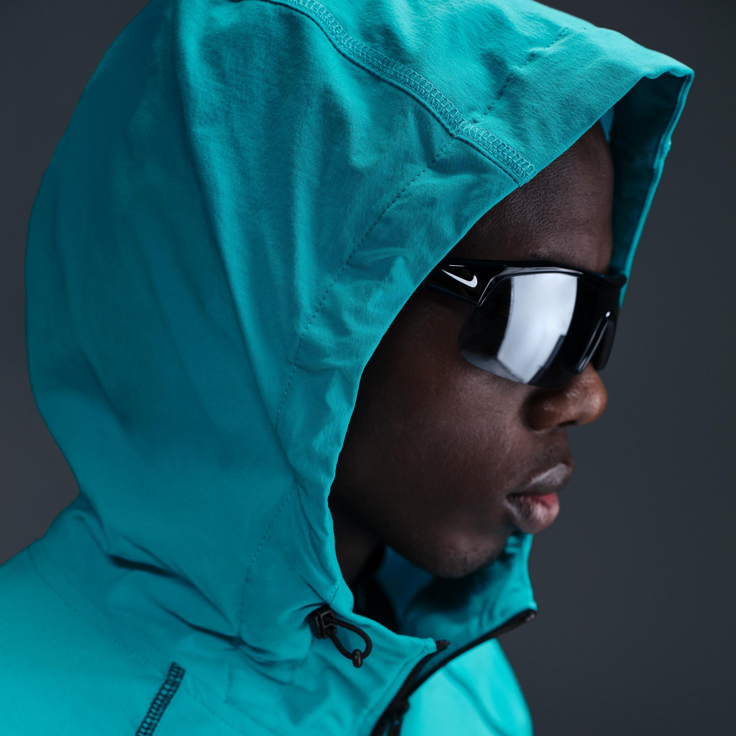 Nike Mens Tech Windrunner Woven Full-Zip Jacket in Dusty Cactus/Black Product Image
