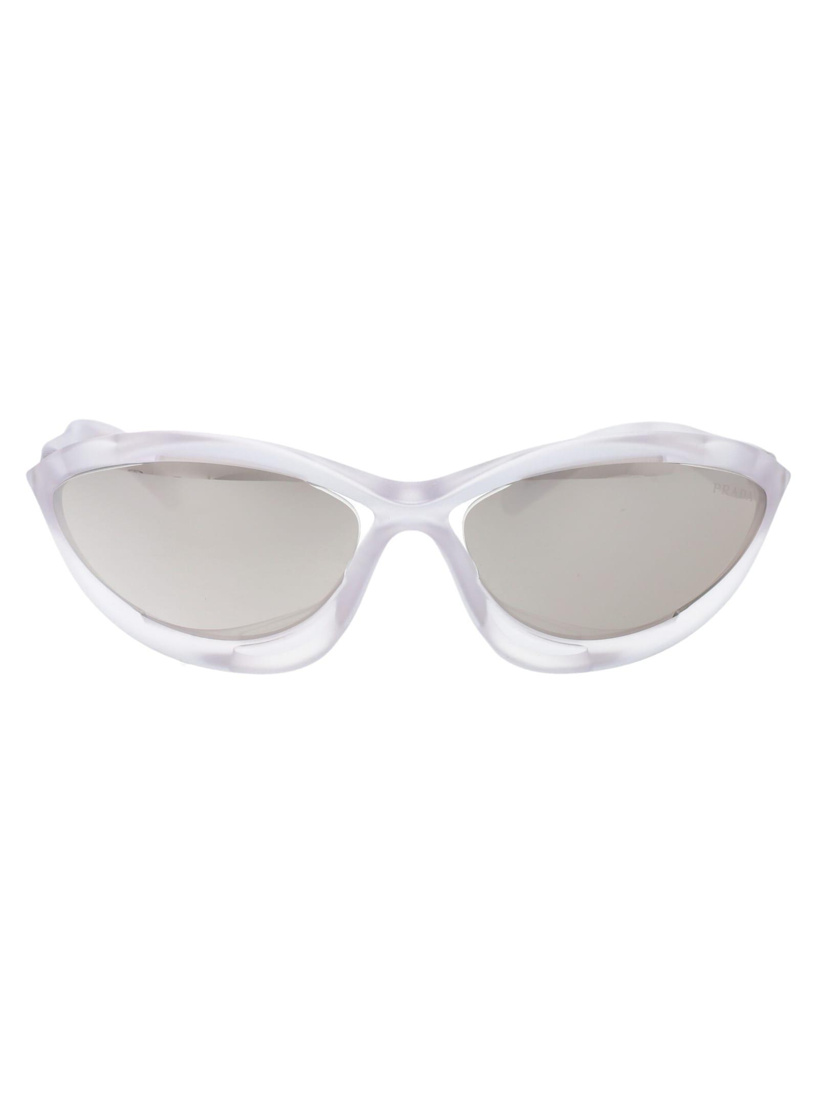 PRADA Eyewear In 14v60h Frosted Crystal Product Image