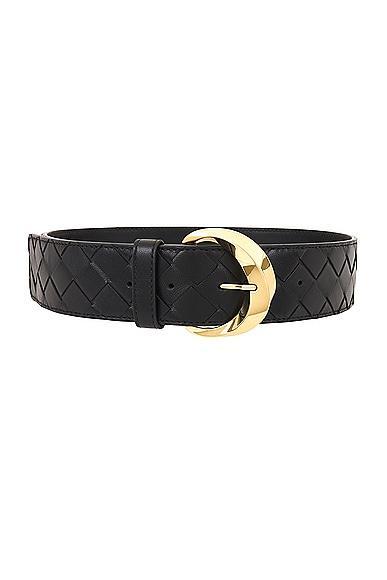 BOTTEGA VENETA Essential Twist Belt In Black Product Image