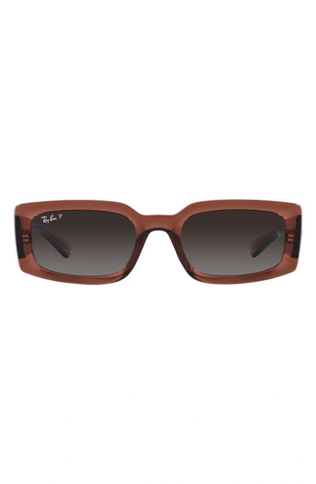 RAY BAN X Scuderia Ferrari 55mm Square Sunglasses In Matte Red Product Image