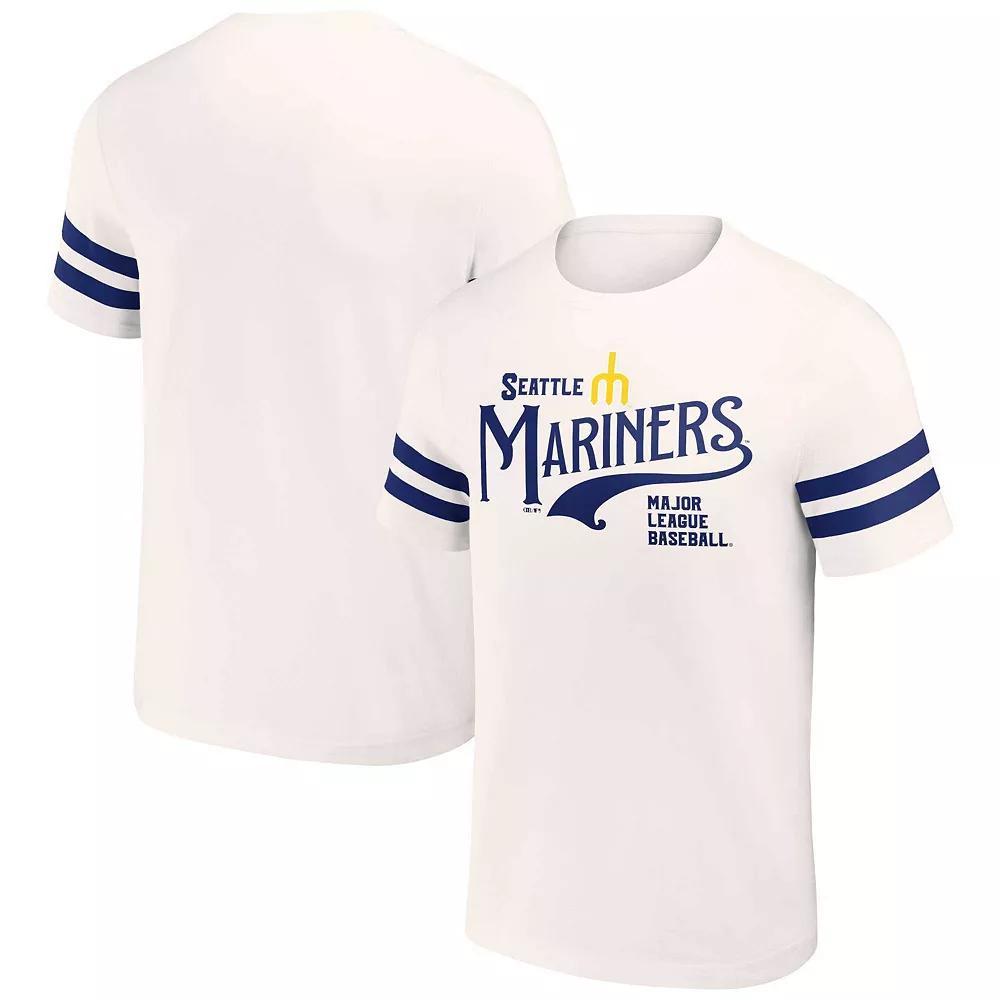 Mens Darius Rucker Collection by Fanatics Cream Seattle Mariners Yarn Dye Vintage T-Shirt Product Image