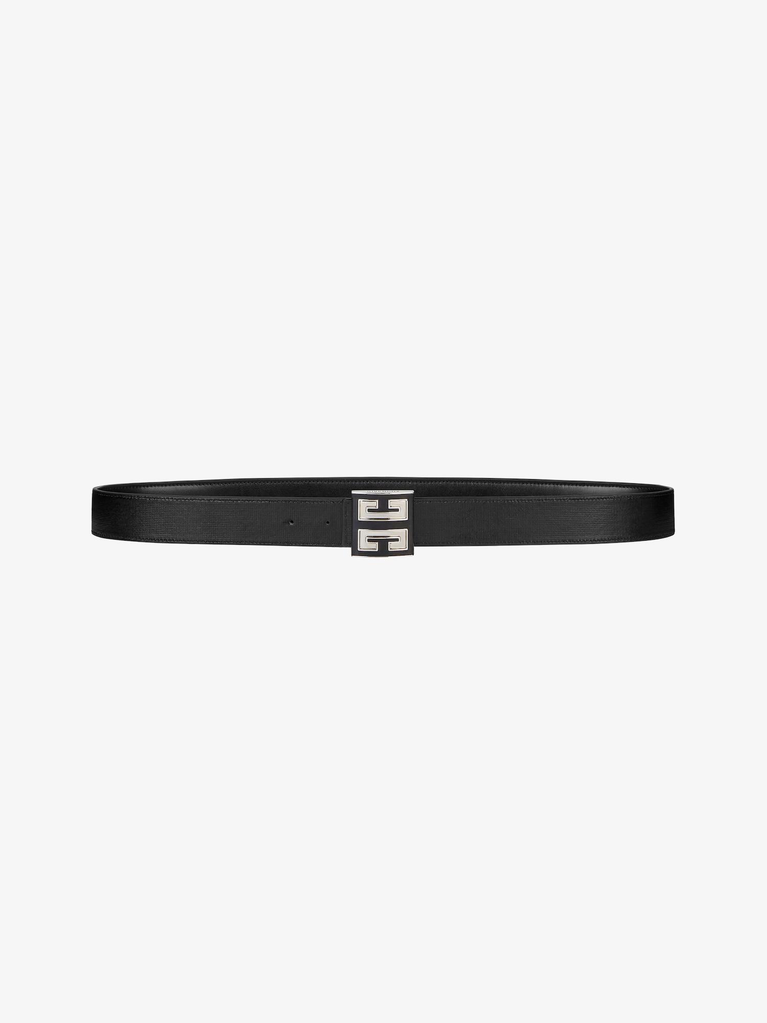 4G reversible belt in 4G Classic leather Product Image