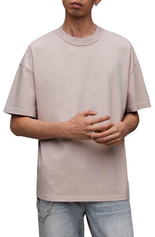 Allsaints Isac Oversized Fit Short Sleeve Crew Tee Product Image