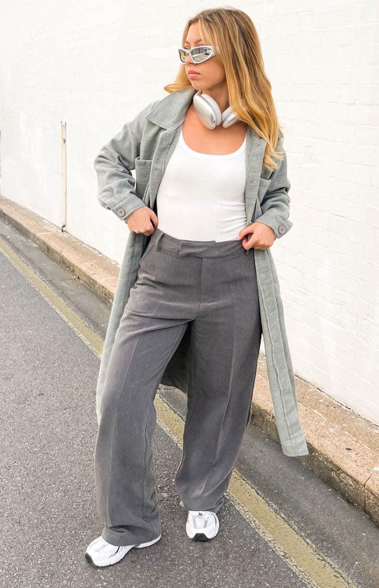 Cullen Grey Longline Shacket Product Image