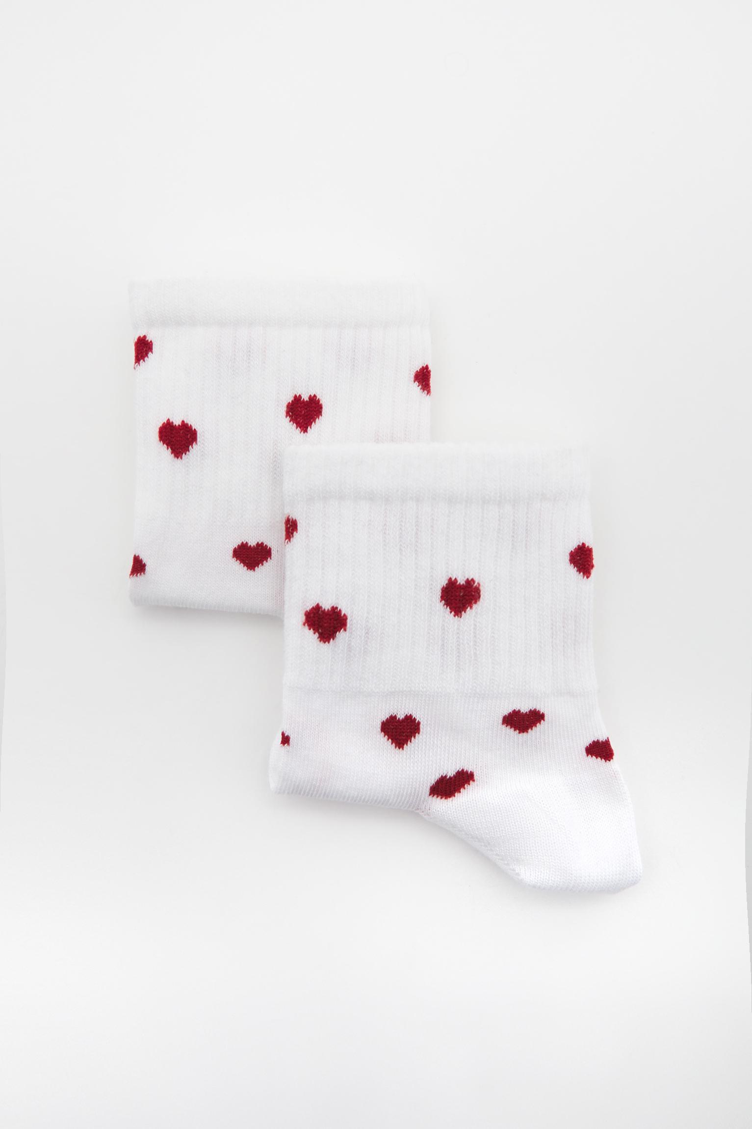 Sport socks with hearts Product Image