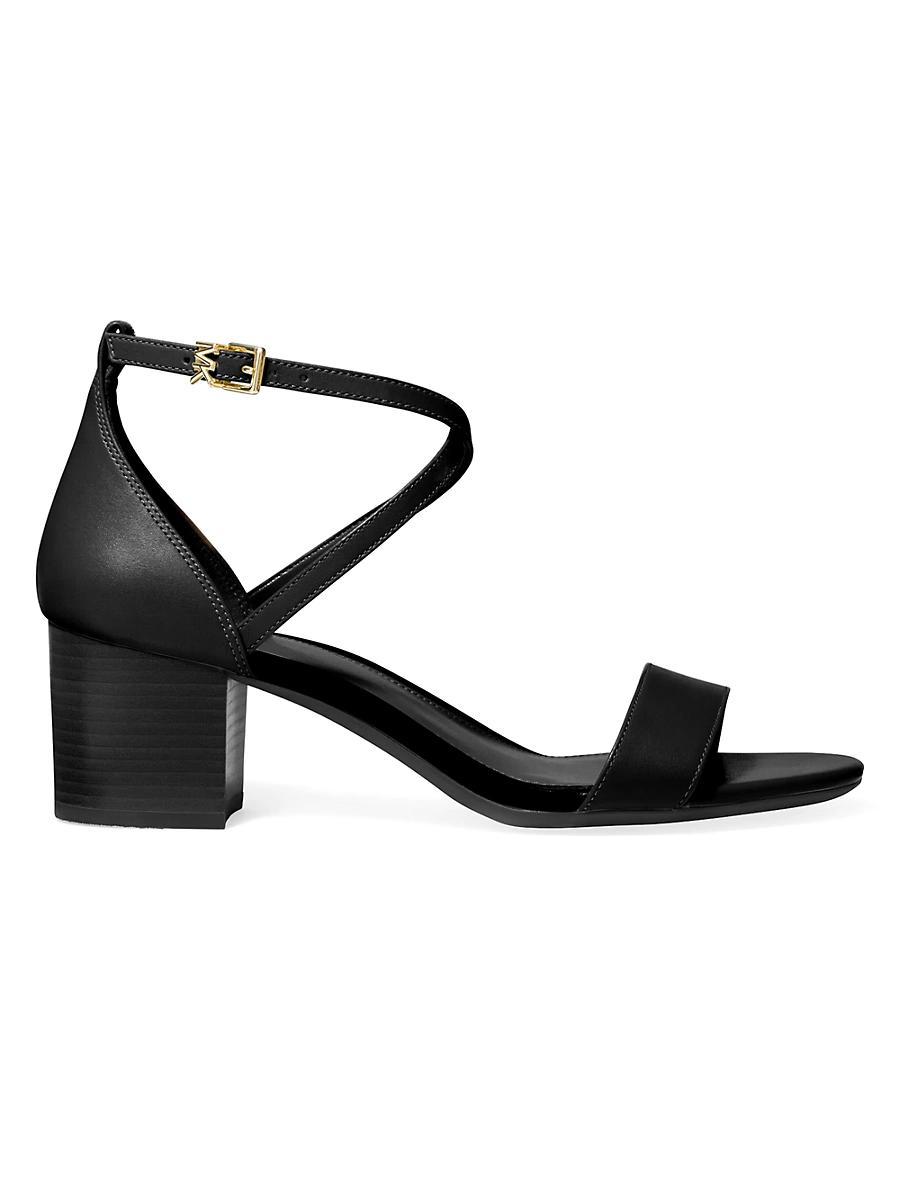 Womens Serena 60MM Leather Criss-Cross Sandals Product Image