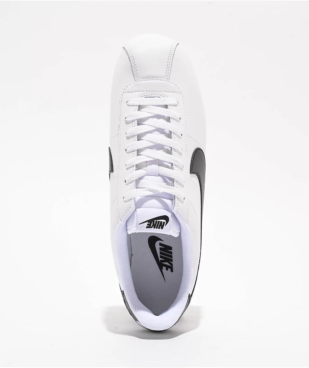 Nike Cortez White & Black Shoes Product Image