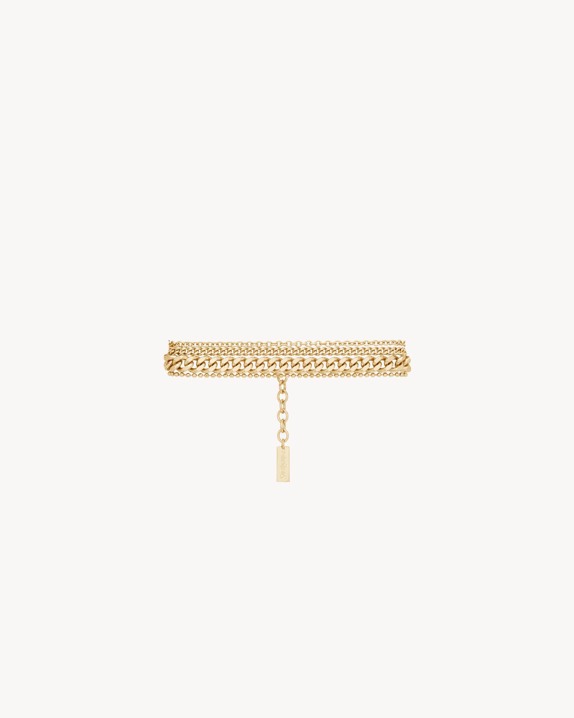 multi-chain bracelet in 18K yellow gold Product Image