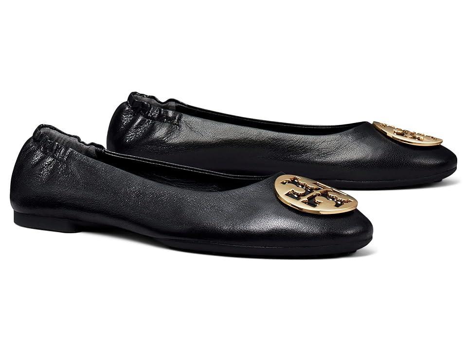 Claire Leather Medallion Ballerina Flats Product Image