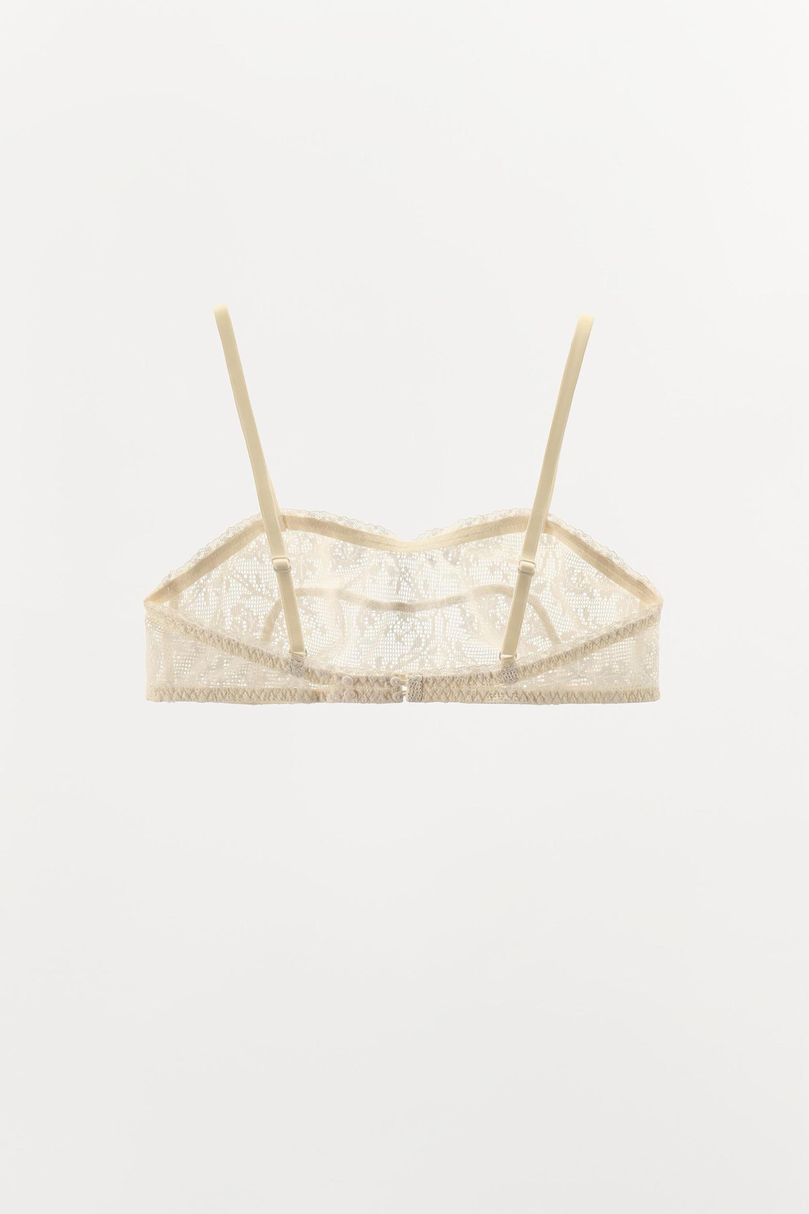 EMBROIDERED LACE BRALETTE Product Image